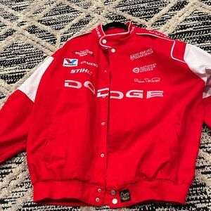 Chase Authentics Red and White Performance Jacket